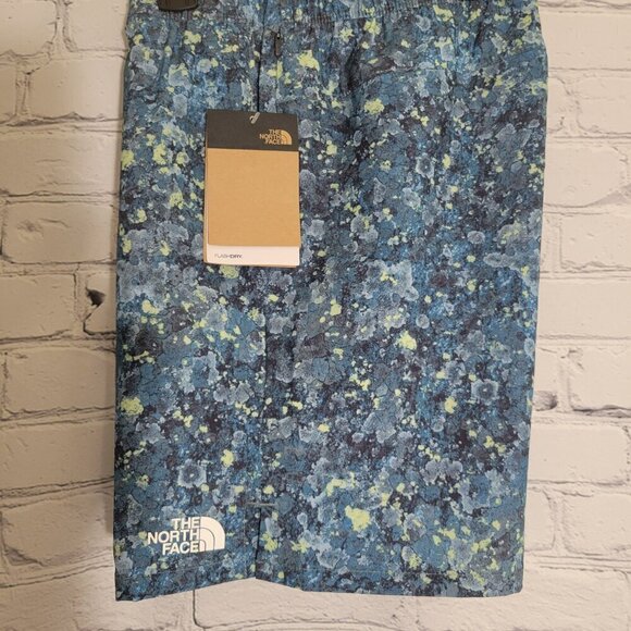 The North Face Men's Wander Short - Beta Blue Lichen Print - Picture 7 of 7